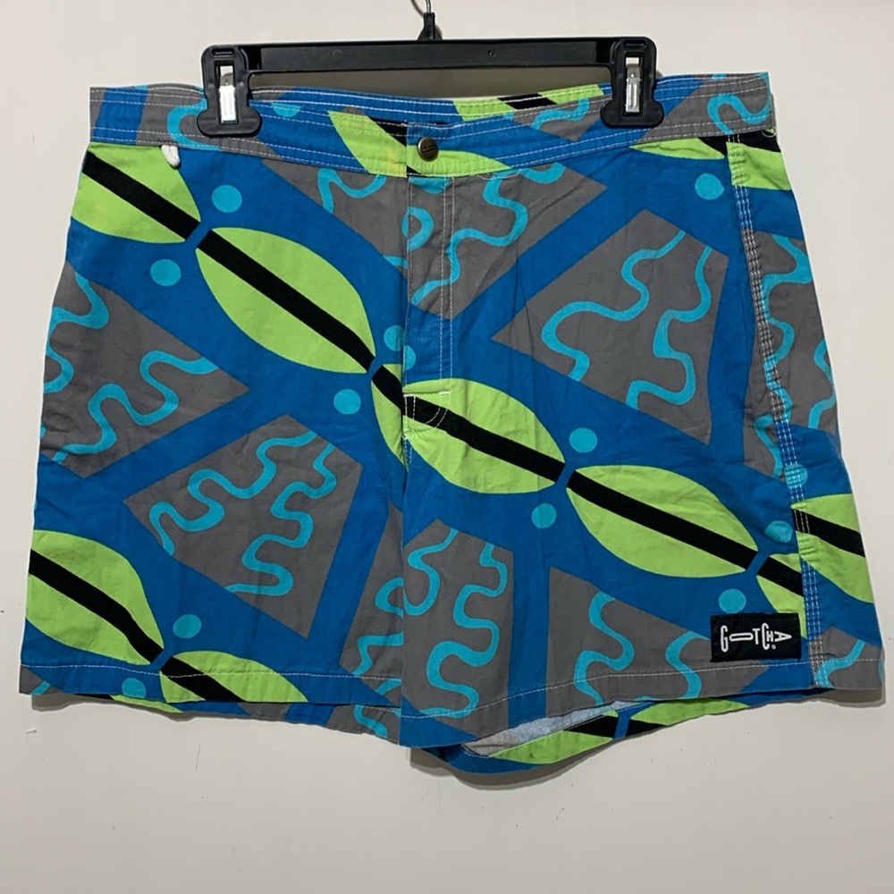 1980s Vintage GOTCHA Board Shorts Button Fly men’s 36